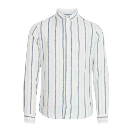 Casual Friday Casual Friday Overhemd CFDYLAN striped blauw