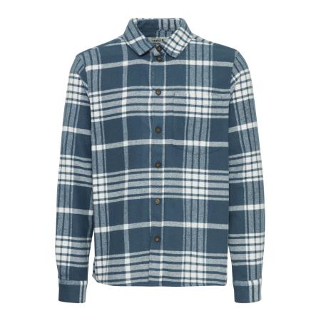 Solid !Solid Overhemd Nab donkerblauw / offwhite