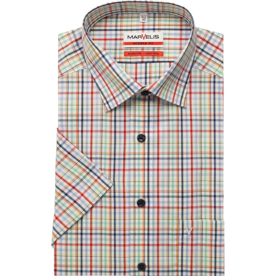 Marvelis Overhemd Korte mouw wit Wit