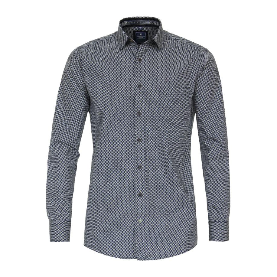 Redmond Casual Overhemd groen, Bedrukt Groen