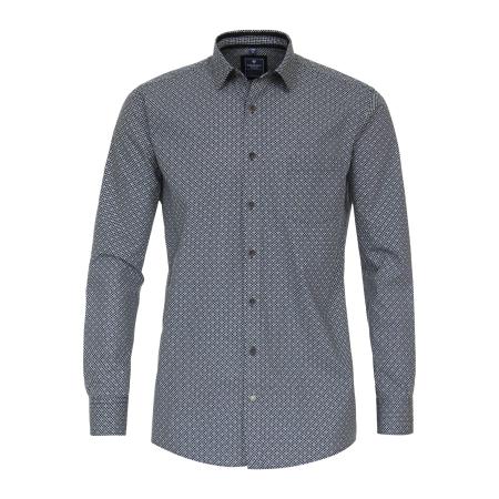 Redmond Casual Overhemd groen, Bedrukt