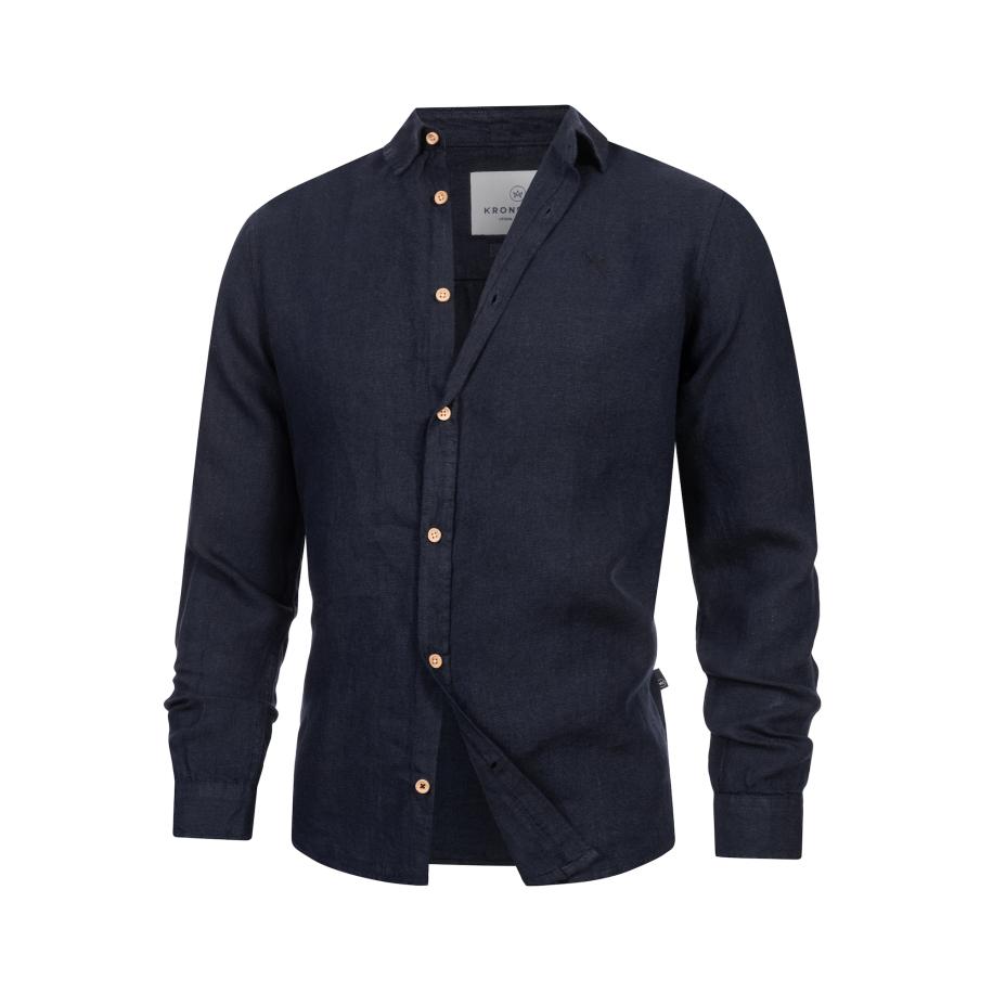 Kronstadt Kronstadt Overhemd Ayers navy -