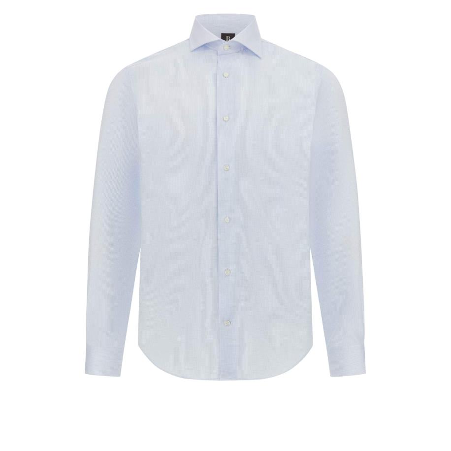 Boggi Milano Overhemd blauw / lichtblauw Blauw