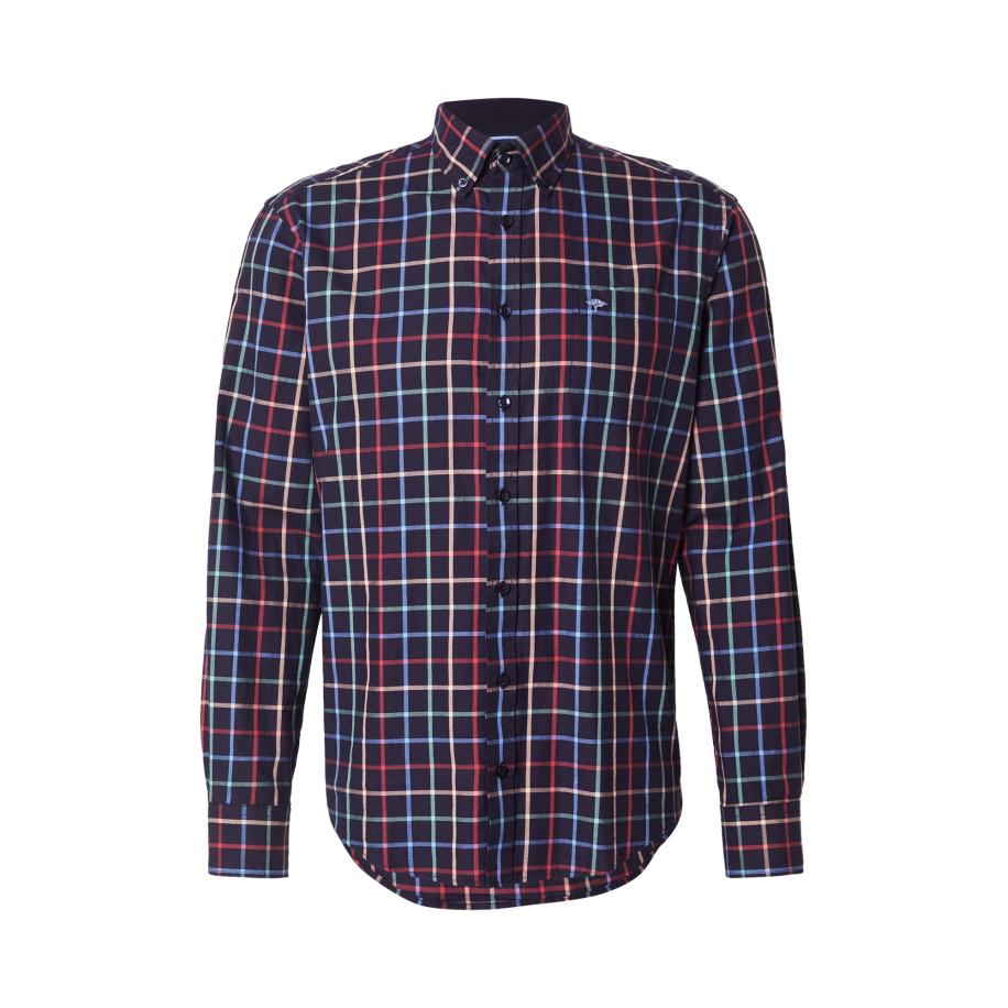 Fynch-Hatton FYNCH-HATTON Overhemd beige / lichtblauw / braam / rood -