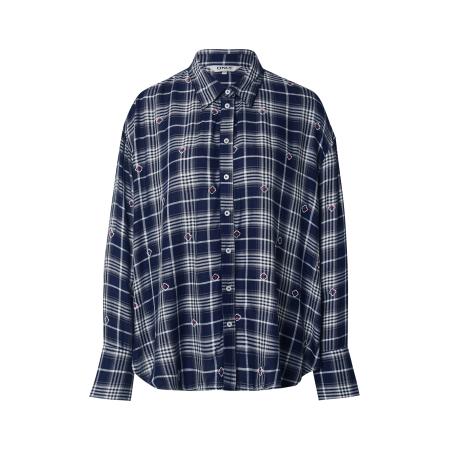 Only ONLY Blouse ONLGrace navy / rood / wit