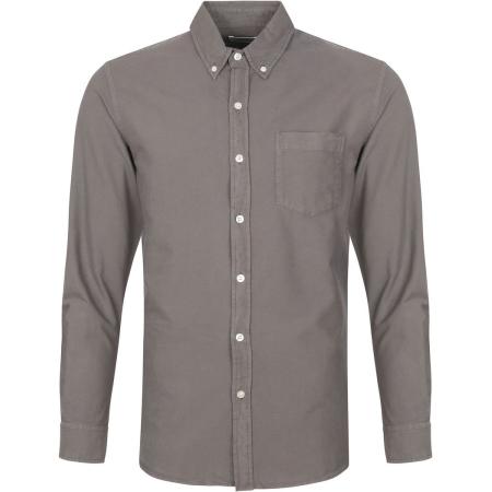 Colorful Standard Overhemd Storm Grey