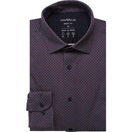 Marvelis Performance Jersey shirt blauw/rood, Motief