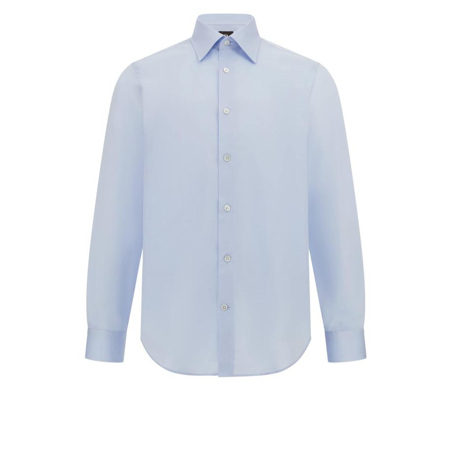 Boggi Milano Boggi Milano Zakelijk overhemd lichtblauw -