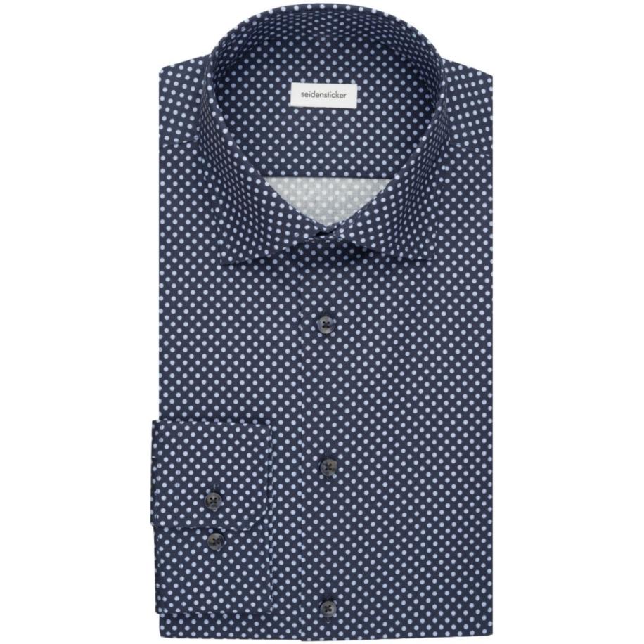 Seidensticker Overhemd ML6 (vanaf 68 CM) donkerblauw Multicolor