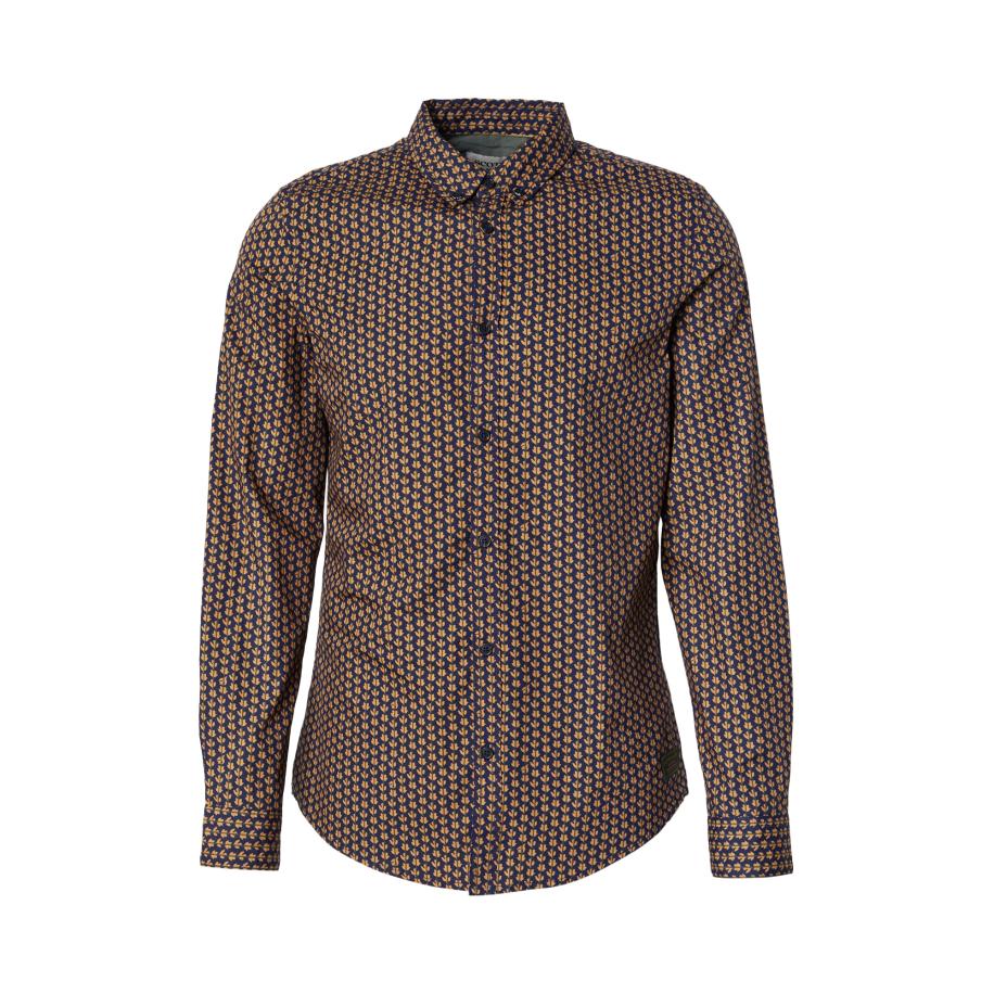 Scotch & Soda SCOTCH & SODA Overhemd navy / lichtbruin / donkergroen -