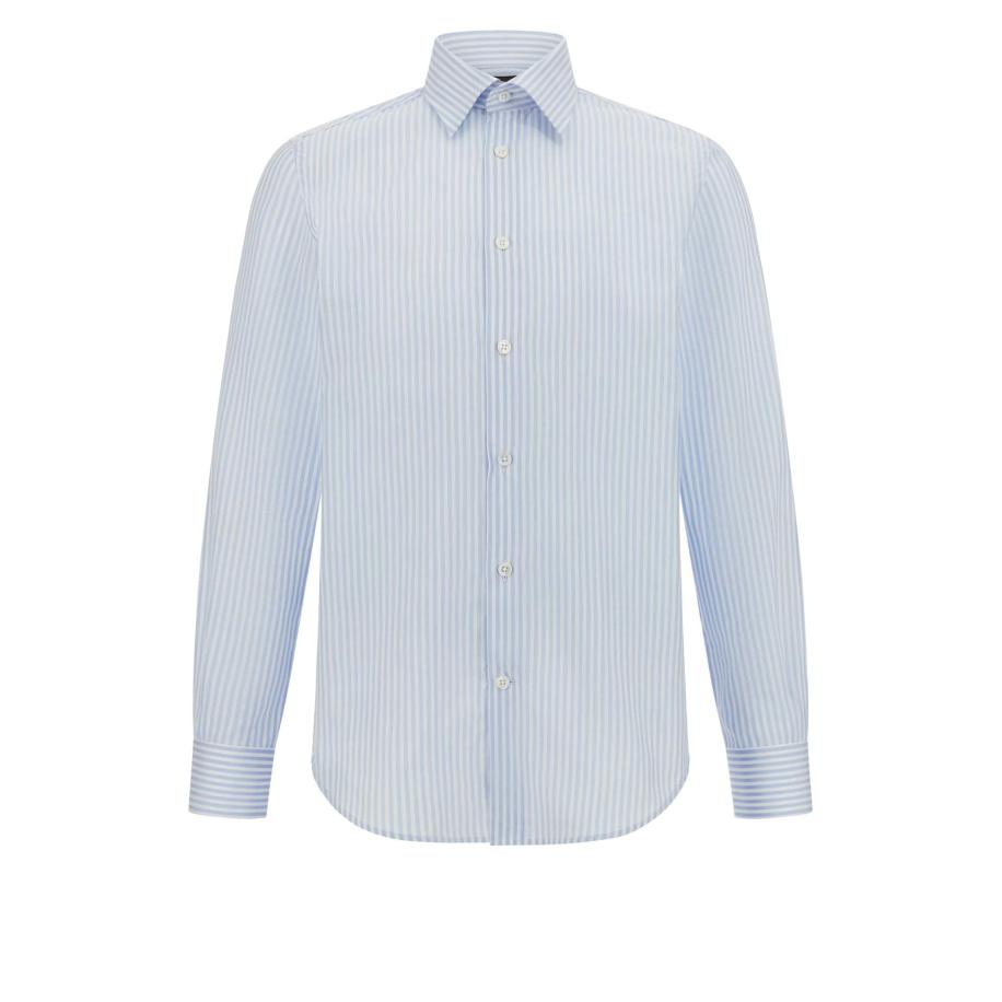 Boggi Milano Boggi Milano Overhemd lichtblauw / wit -