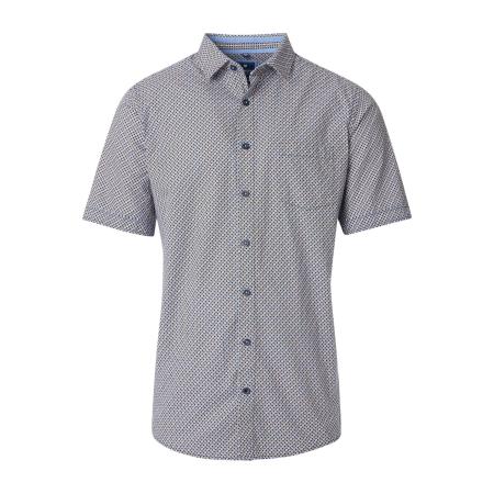 Redmond Casual Overhemd Korte mouw oranje