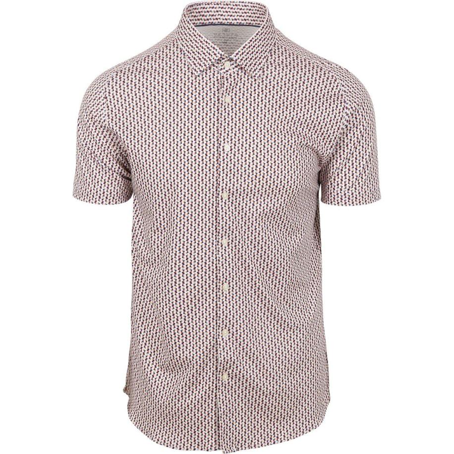 Desoto Short Sleeve Jersey Overhemd Print Multicolor Multicolor