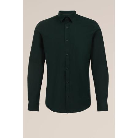 Fundamentals heren Anti-odour slim fit overhemd met stretch - Slim Fit - Zeegroen - Katoen - Maat: XXL