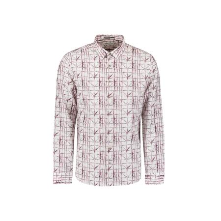 No Excess No Excess Overhemd crème / bessen