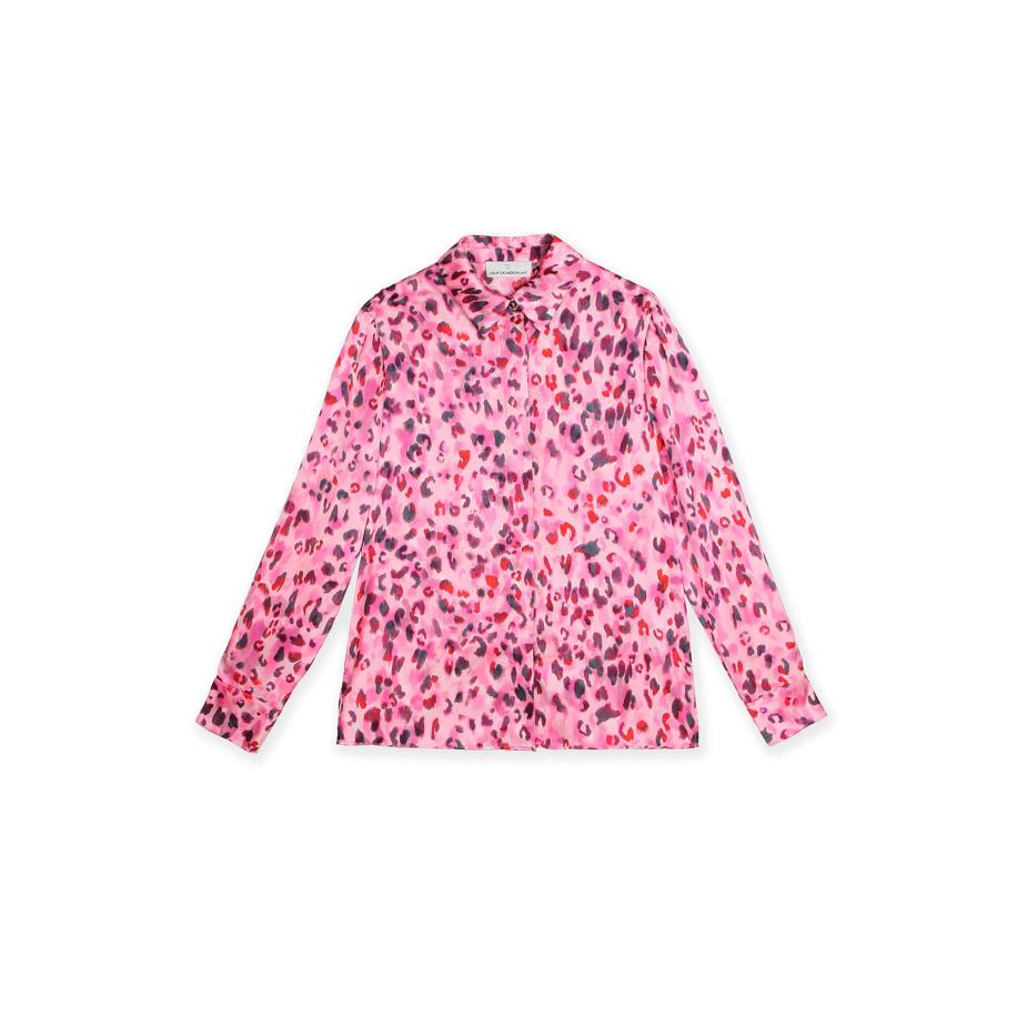Lola Casademunt Lola Casademunt Blouse navy / rosa / donkerroze -