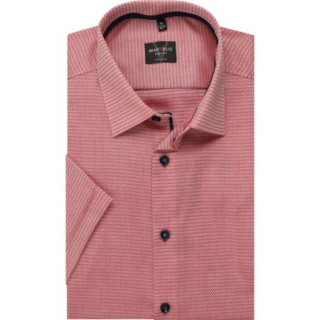 Marvelis Overhemd Korte mouw rood