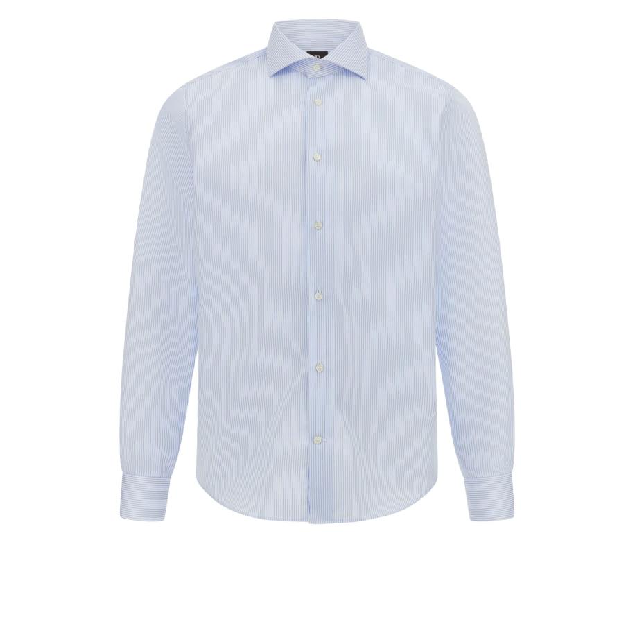 Boggi Milano Boggi Milano Overhemd lichtblauw / wit -