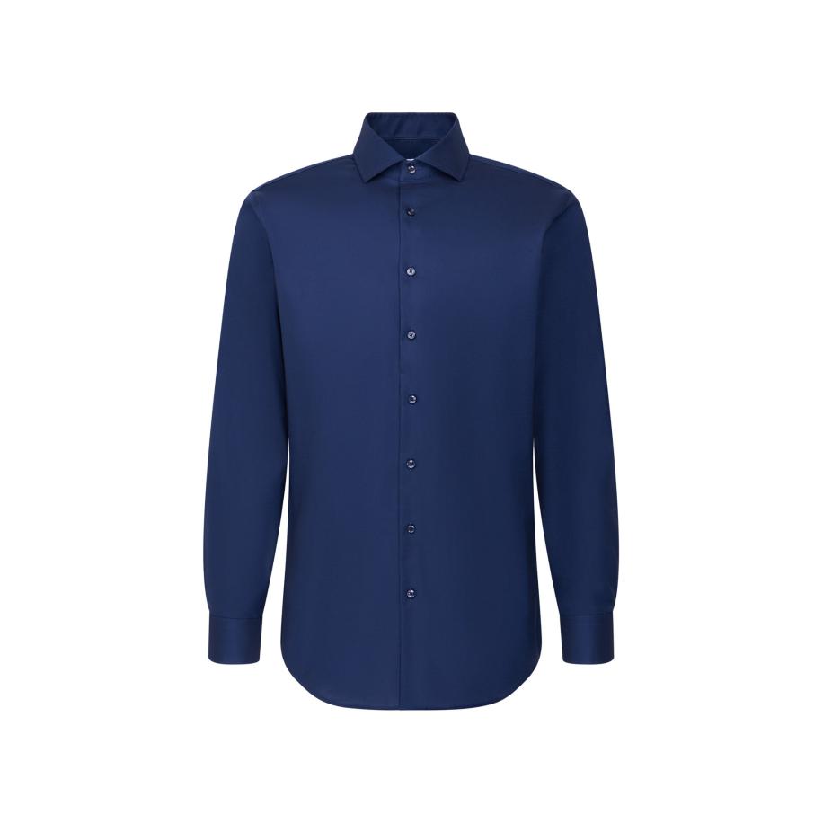 SEIDENSTICKER Zakelijk overhemd Schwarze Rose donkerblauw Blauw