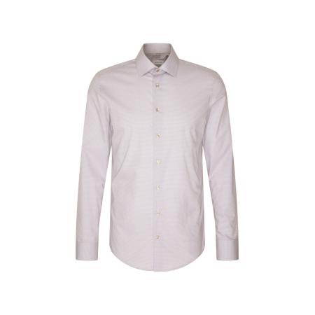 SEIDENSTICKER Zakelijk overhemd sand / blauw / wit