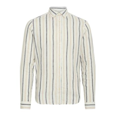 Casual Friday Casual Friday Overhemd CFDYLAN striped taupe