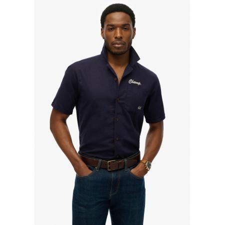 Superdry Overhemd The Merchant Store – Resort crème / marine