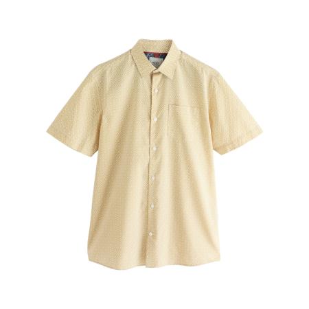 Next Next Overhemd mosterd / wit