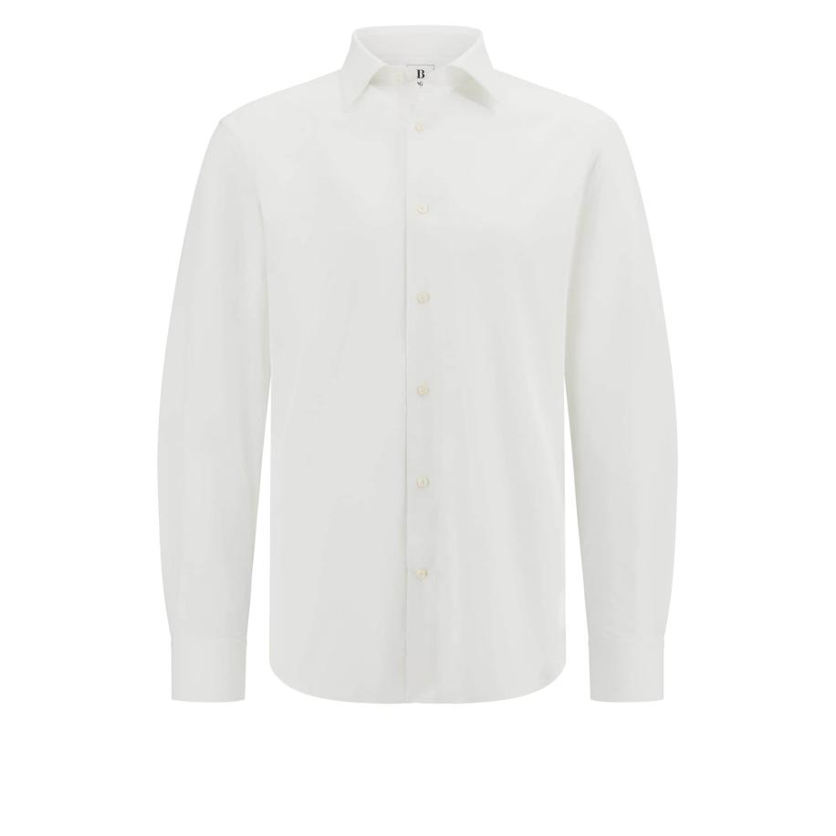 Boggi Milano Overhemd wit Wit