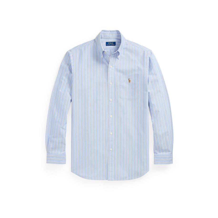 Polo Ralph Lauren Overhemd duifblauw / grijs / wit Blauw