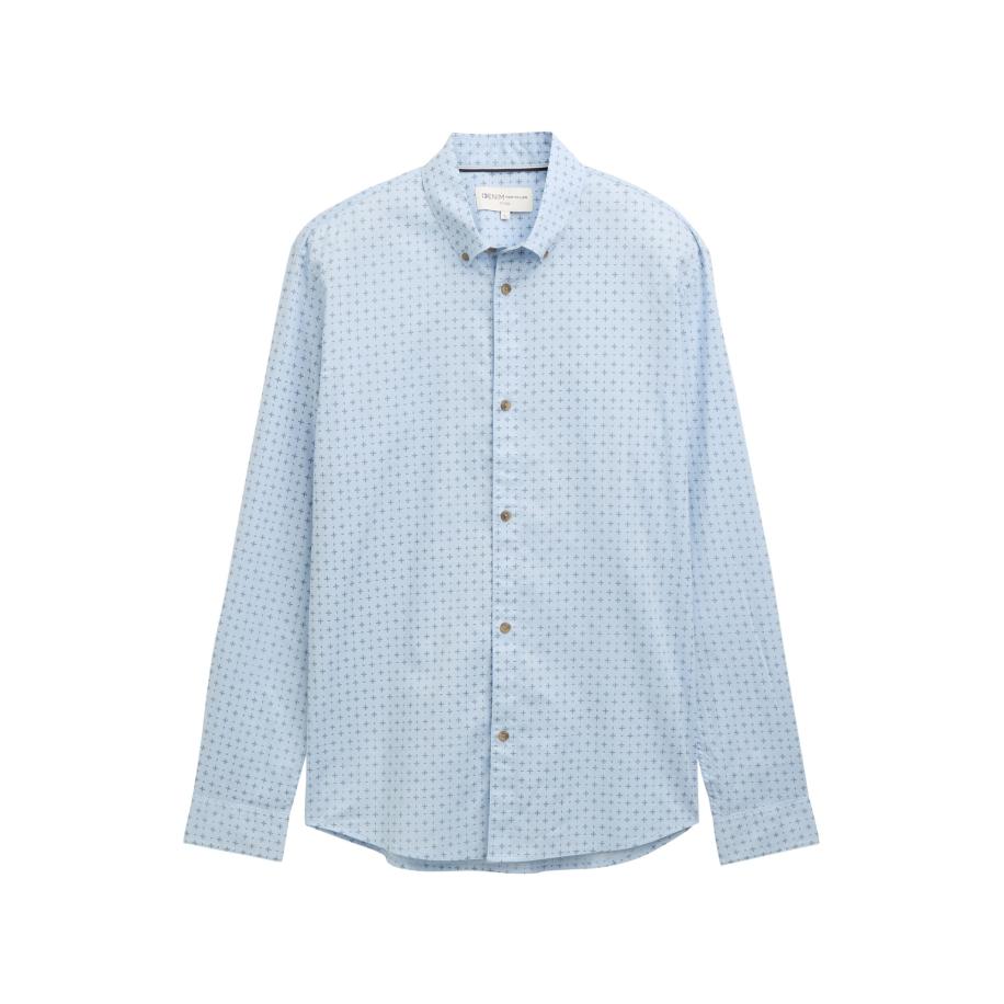 Tom Tailor TOM TAILOR DENIM Overhemd blauw gemêleerd -