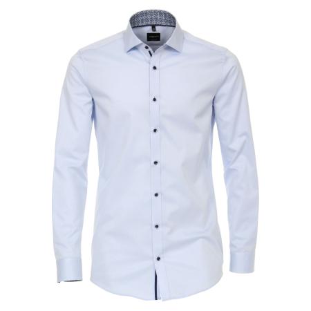 Venti Overhemd blauw, Faux-uni