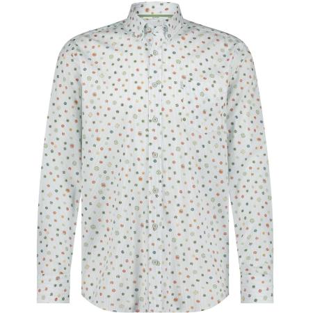 State of Art Shirt Poplin Printed Stripe Multicolour