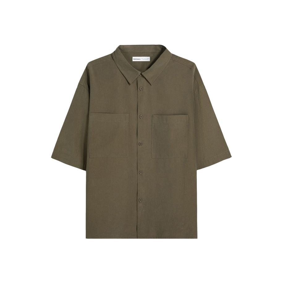 Bershka Bershka Overhemd kaki -