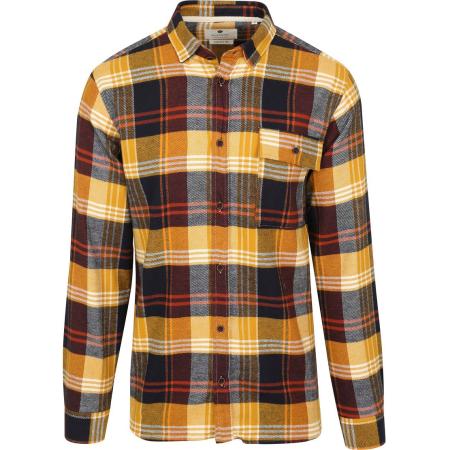 Anerkjendt Overhemd Akleif Ruit Geel