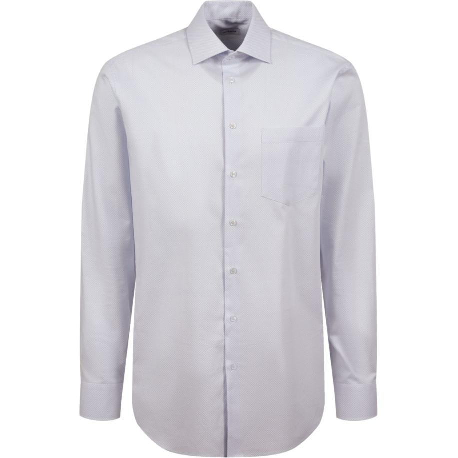 Seidensticker Overhemd lichtblauw, Bedrukt Blauw