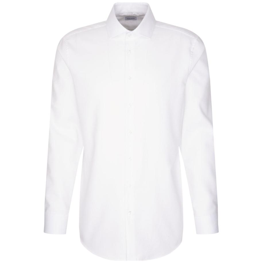Seidensticker Overhemd wit, Effen Wit