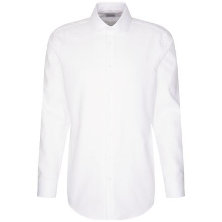 Seidensticker Overhemd wit, Effen