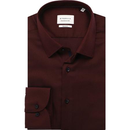 ETERNA Overhemd ML6 (vanaf 68 CM) donkerrood