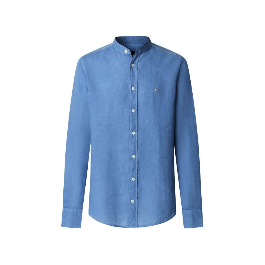 Hackett London Hackett London Overhemd royal blue/koningsblauw -