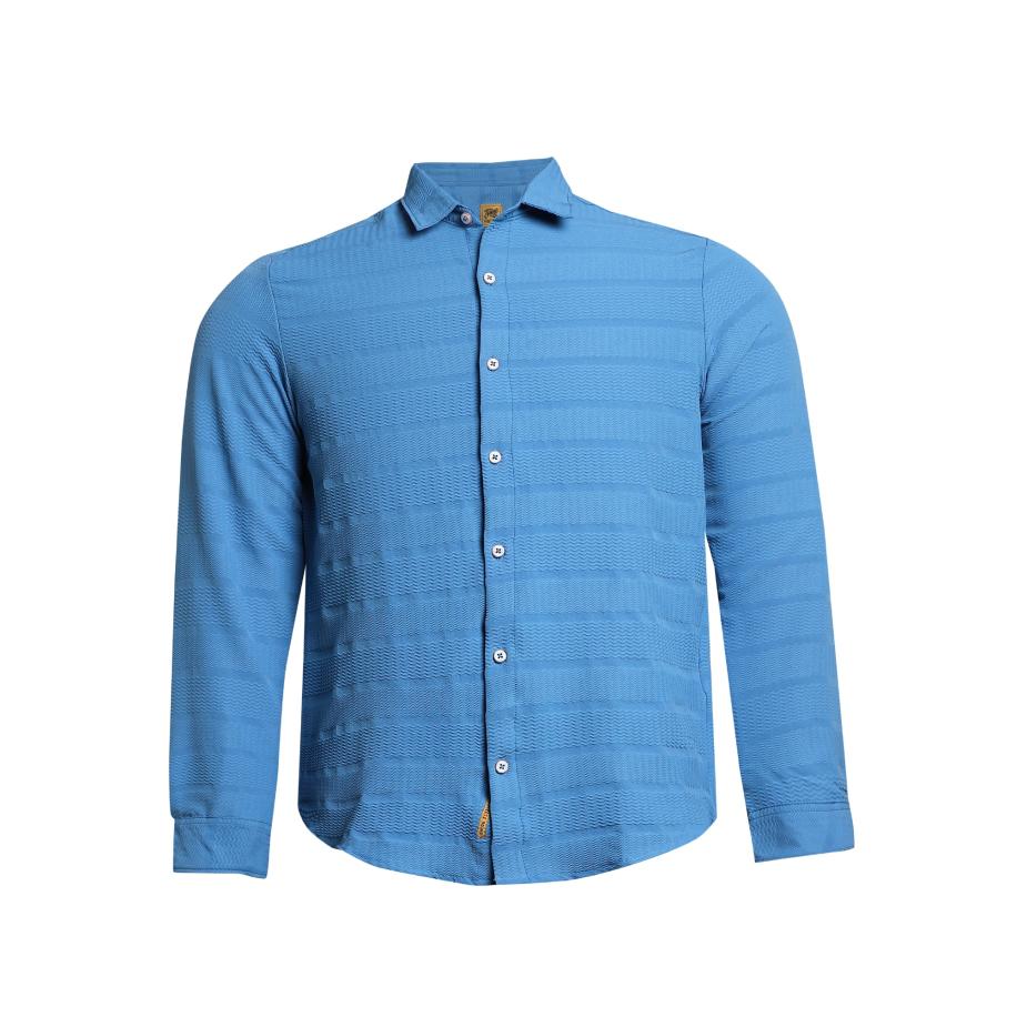 Campus Sutra Campus Sutra Overhemd Thrud blauw -