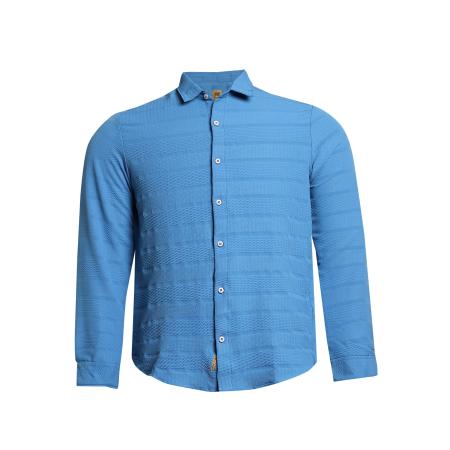Campus Sutra Campus Sutra Overhemd Thrud blauw