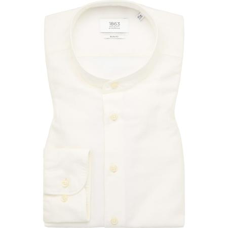 ETERNA 1863 Linnen Overhemd beige, Effen