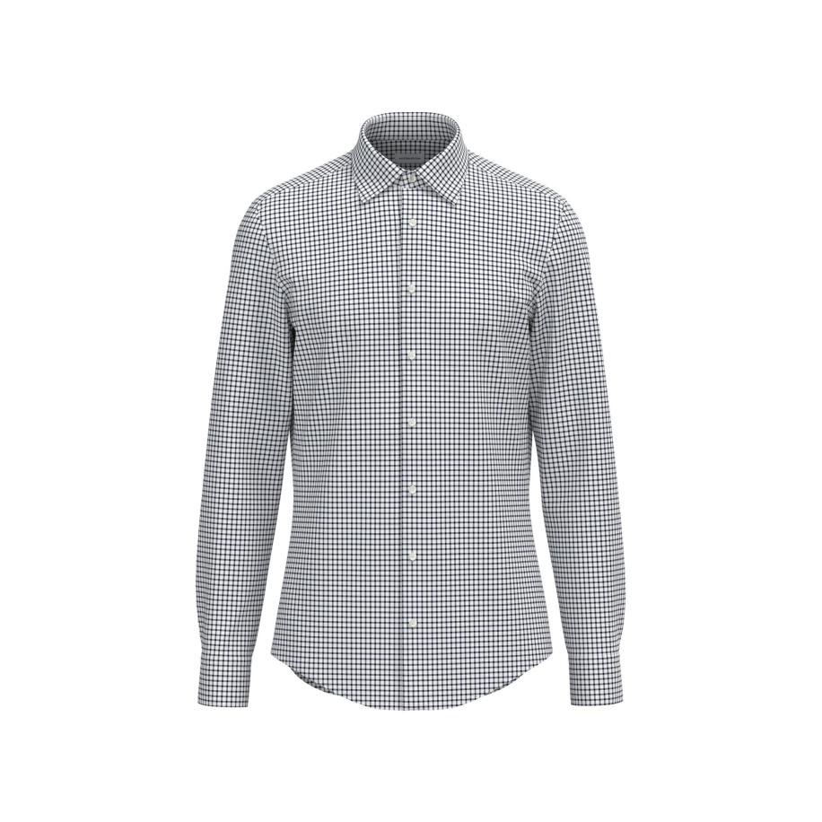 SEIDENSTICKER Zakelijk overhemd donkerblauw / zwart Blauw