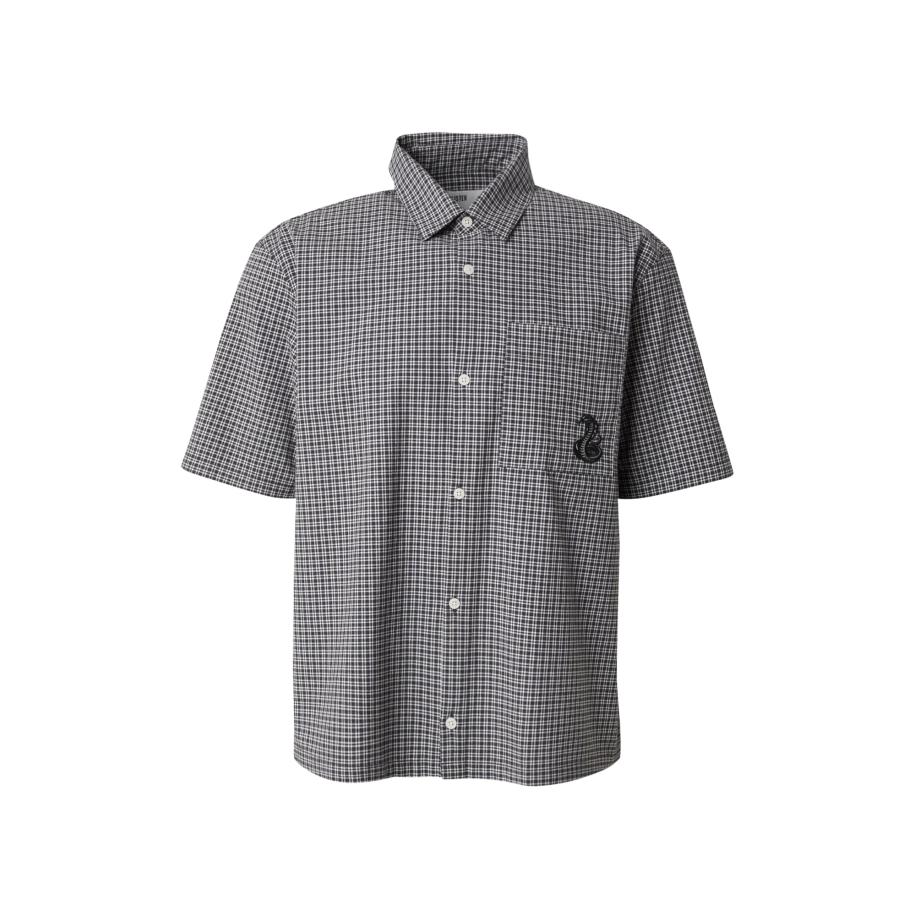 Hollister HOLLISTER Overhemd zwart / wit -