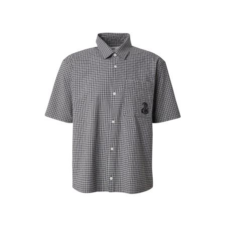 Hollister HOLLISTER Overhemd zwart / wit