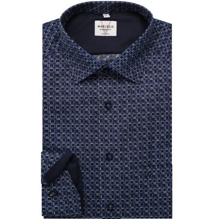 Marvelis Overhemd marine, Motief