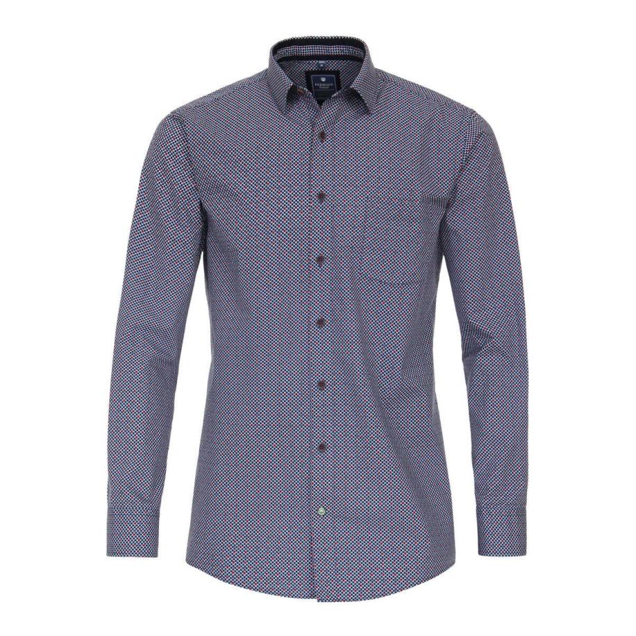 Redmond Casual Overhemd rood, Motief Rood