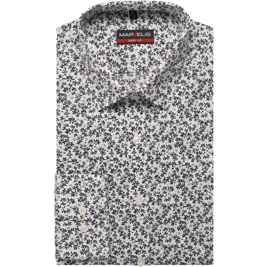 Marvelis Overhemd zwart, Motief Zwart