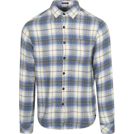 Dstrezzed Overhemd Stein Flanel Ruit Blauw
