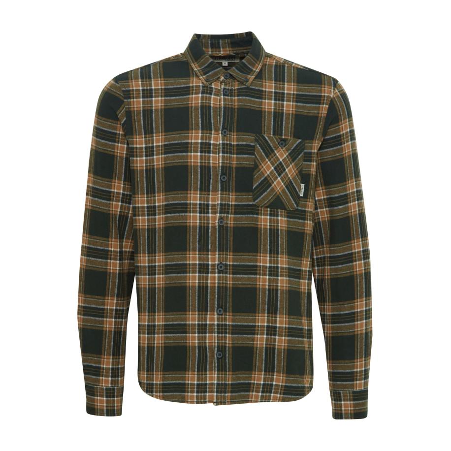 11 Project 11 Project Overhemd donkergroen / gemengde kleuren -